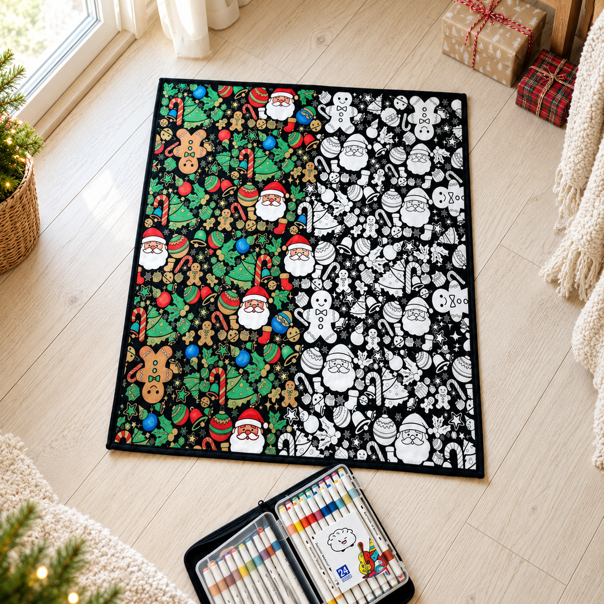 Sketch Snug™ Christmas DIY Blanket
