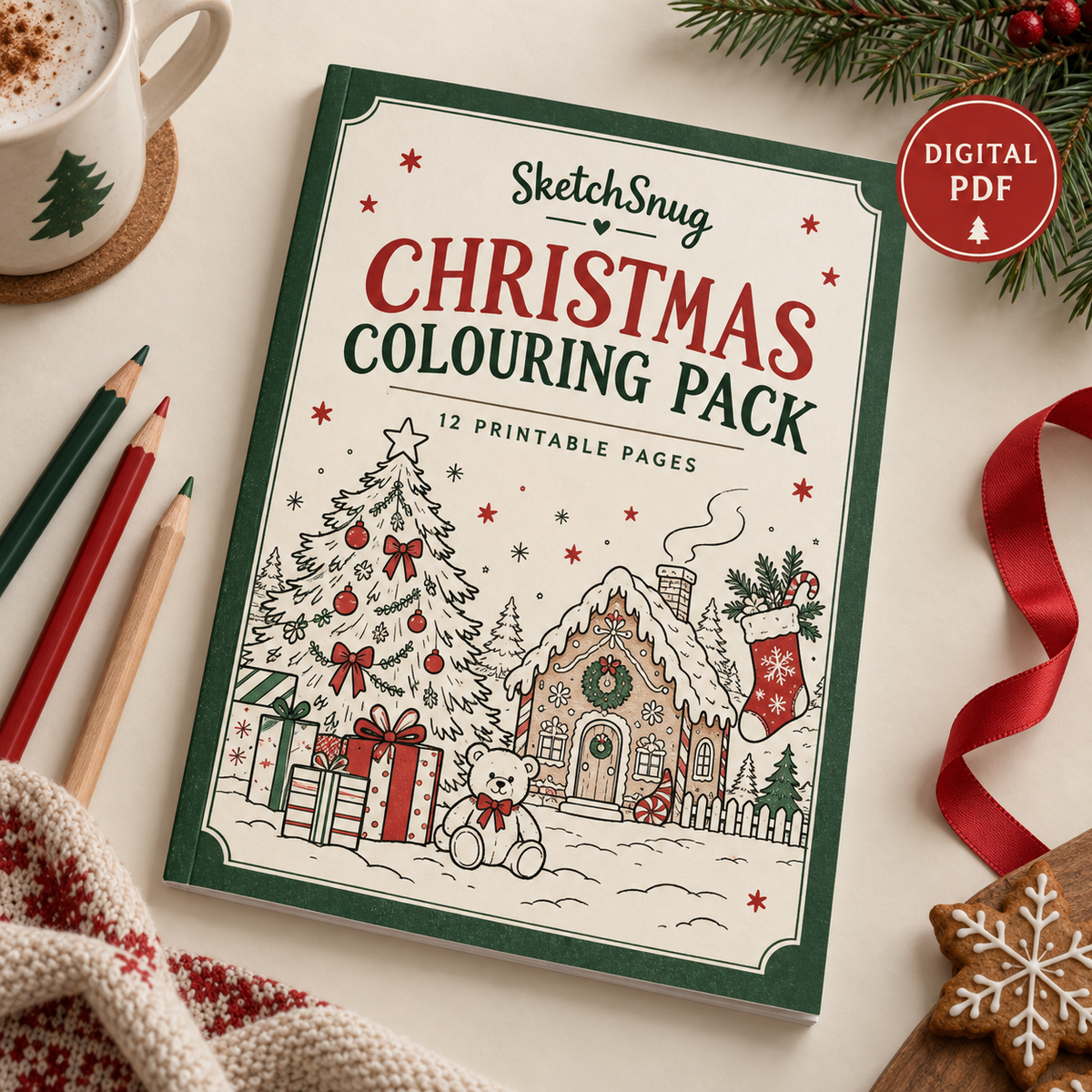 Sketch Snug™ Digital Coloring Book