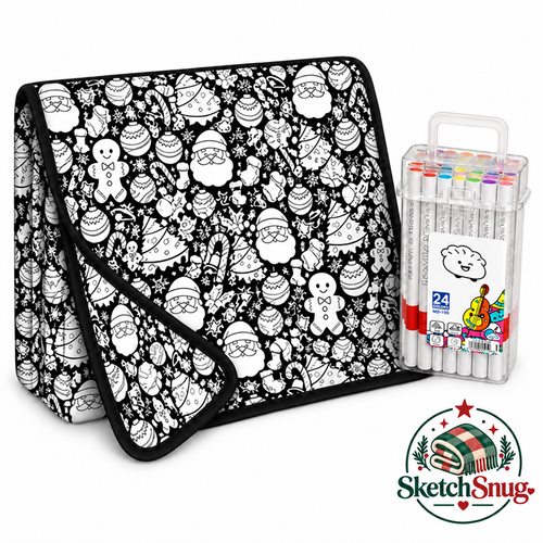 Sketch Snug™ Christmas DIY Blanket
