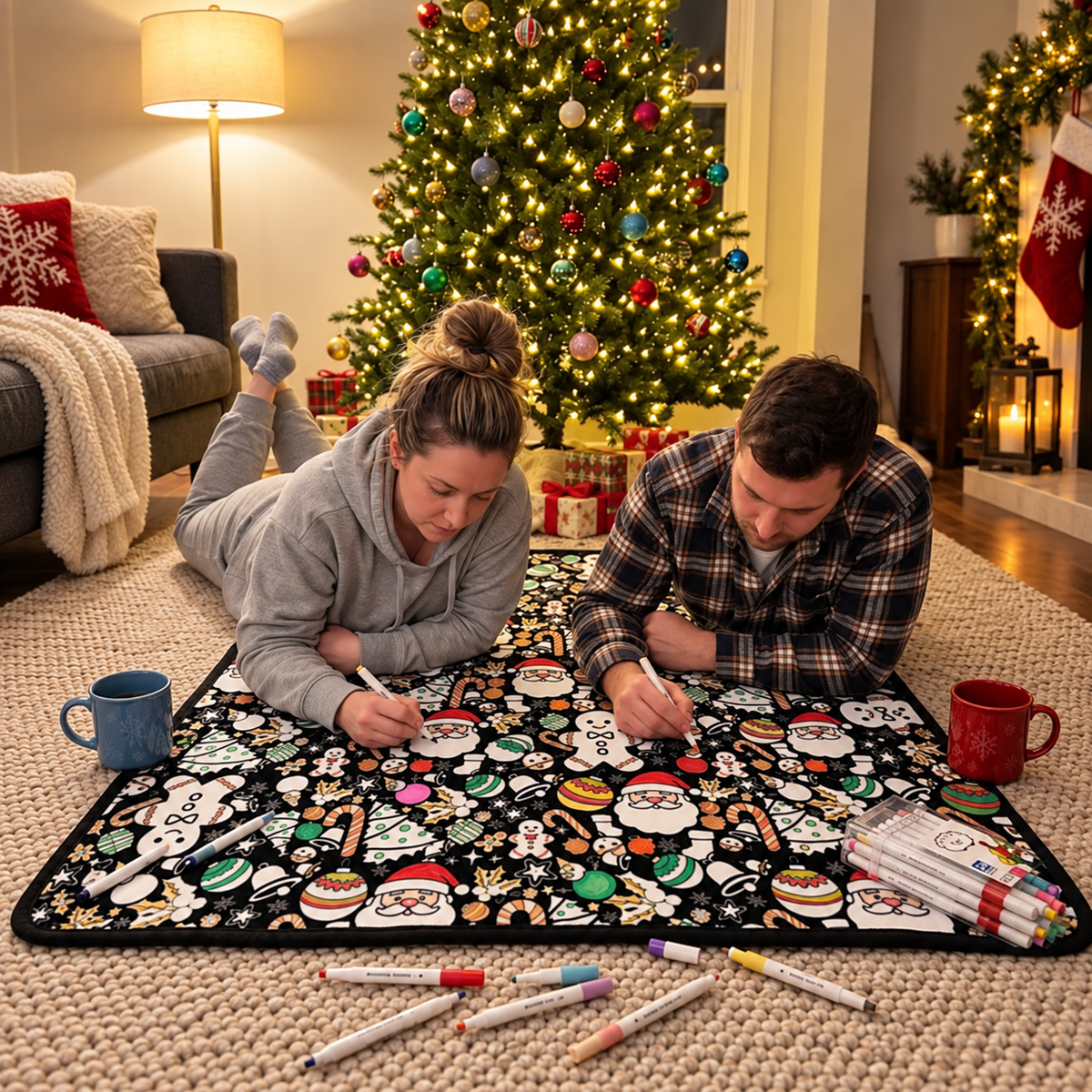 Sketch Snug™ Christmas DIY Blanket