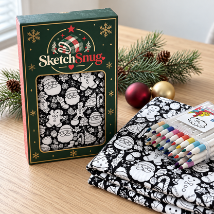 Sketch Snug™ Christmas DIY Blanket