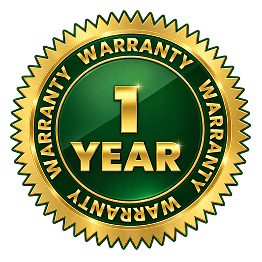 1 Year Warranty